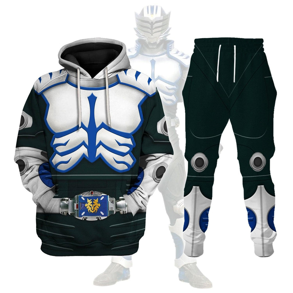 CustomsPig Kamen Rider Axe Cosplay Costumes Hoodie T-shirt Sweatpants Cosplay - DucG