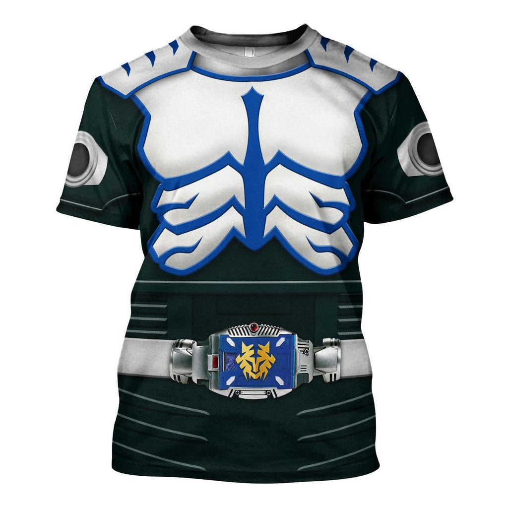 CustomsPig Kamen Rider Axe Cosplay Costumes Hoodie T-shirt Sweatpants Cosplay - DucG