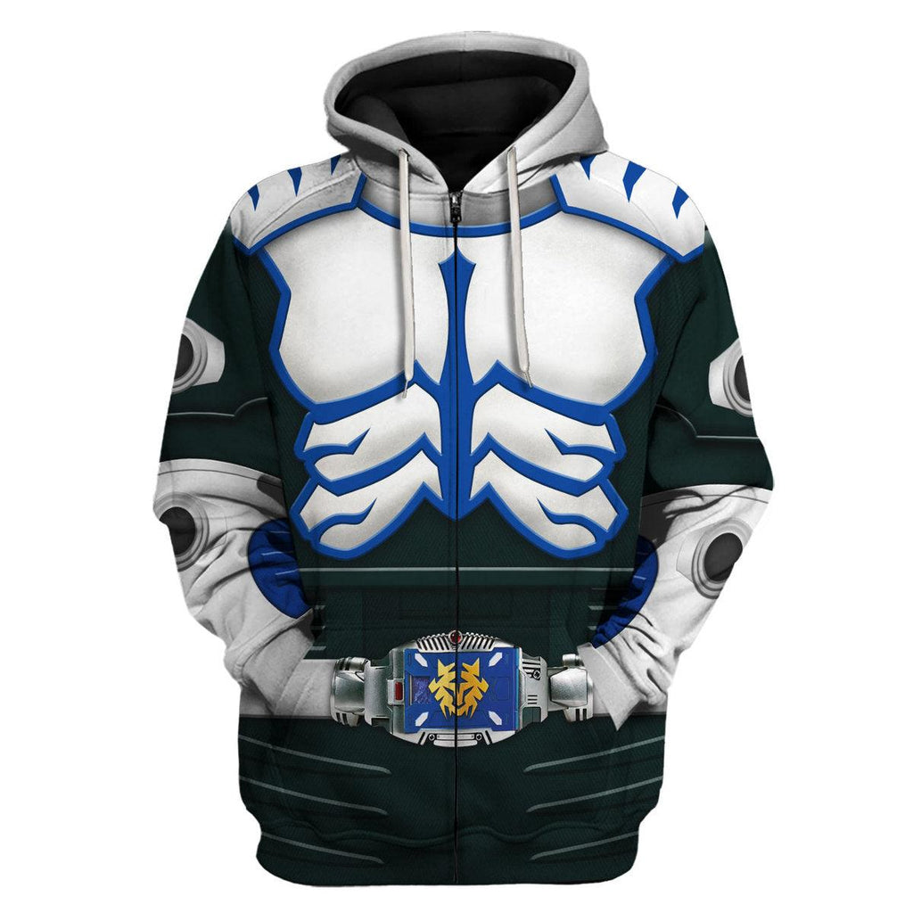 CustomsPig Kamen Rider Axe Cosplay Costumes Hoodie T-shirt Sweatpants Cosplay - DucG