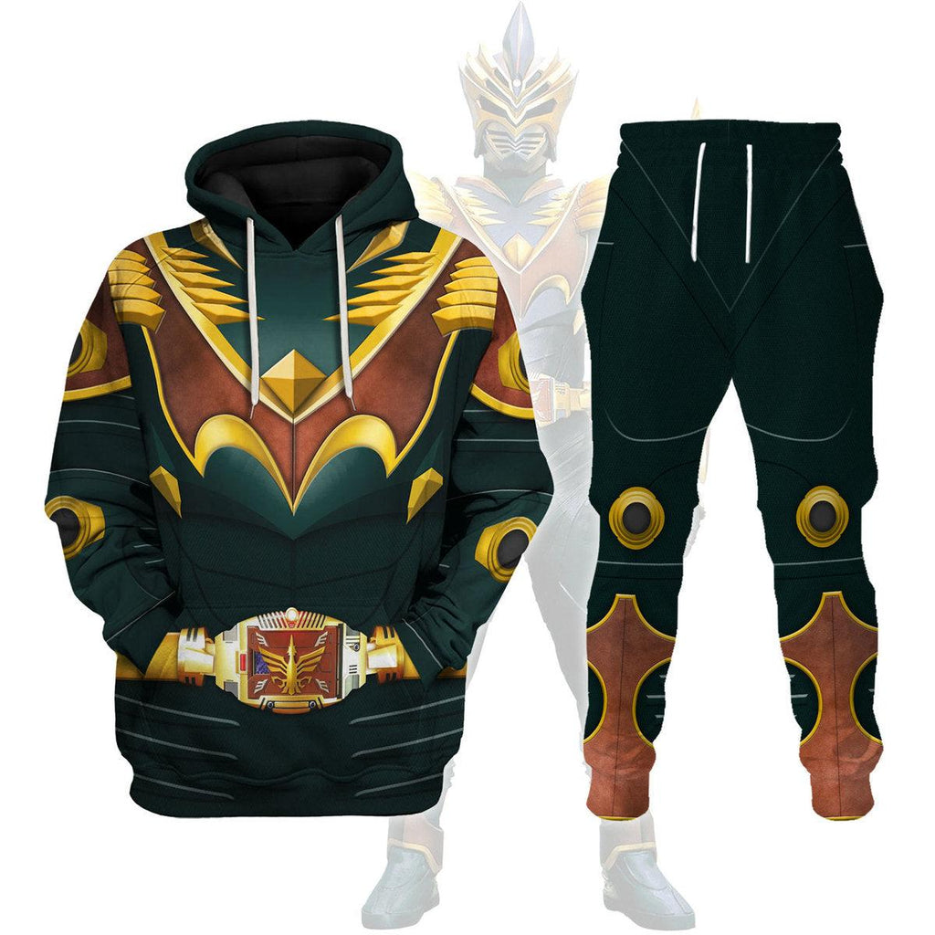 CustomsPig Kamen Rider Wrath Cosplay Costumes Hoodie T-shirt Sweatpants Cosplay - DucG