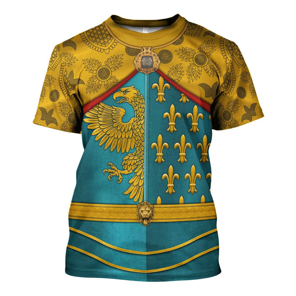 CustomsPig Karl I Charlemagne Holy Roman Emperor Costume Hoodie Sweatshirt T-Shirt Tracksuit - CustomsPig.com