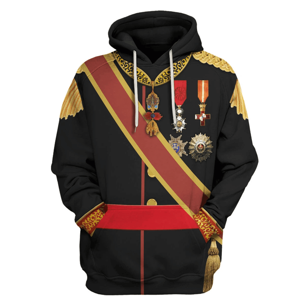  CustomsPig King Alfonso XII Of Spain Costume Hoodie Sweatshirt T-Shirt Tracksuit -  CustomsPig.com