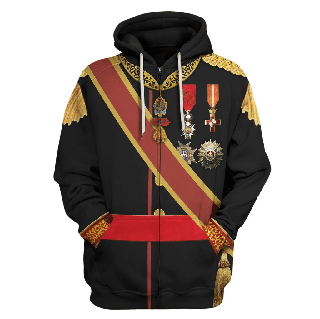  CustomsPig King Alfonso XII Of Spain Costume Hoodie Sweatshirt T-Shirt Tracksuit -  CustomsPig.com