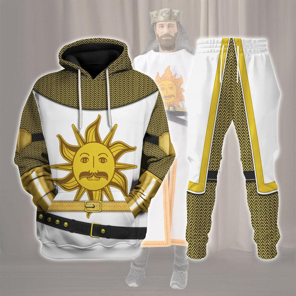 CustomsPig King Arthur Knight Costume Hoodie Sweatshirt T-Shirt Tracksuit - CustomsPig.com