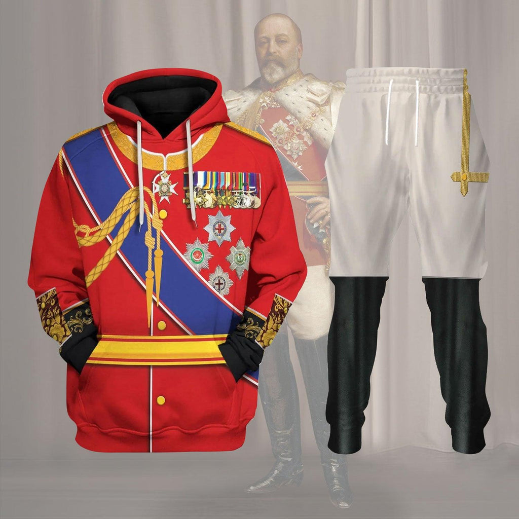  CustomsPig King Edward VII of the United Kingdom Costume Hoodie Sweatshirt T-Shirt Tracksuit -  CustomsPig.com