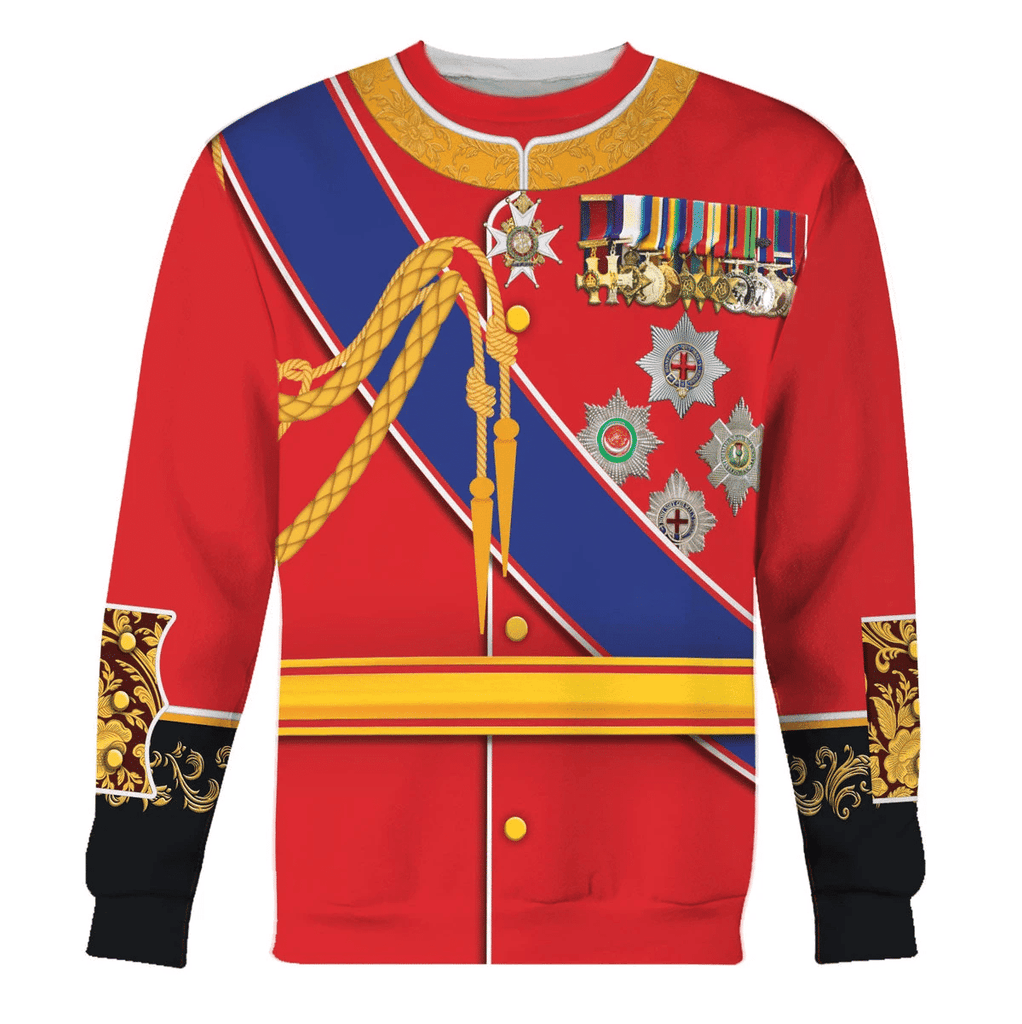  CustomsPig King Edward VII of the United Kingdom Costume Hoodie Sweatshirt T-Shirt Tracksuit -  CustomsPig.com