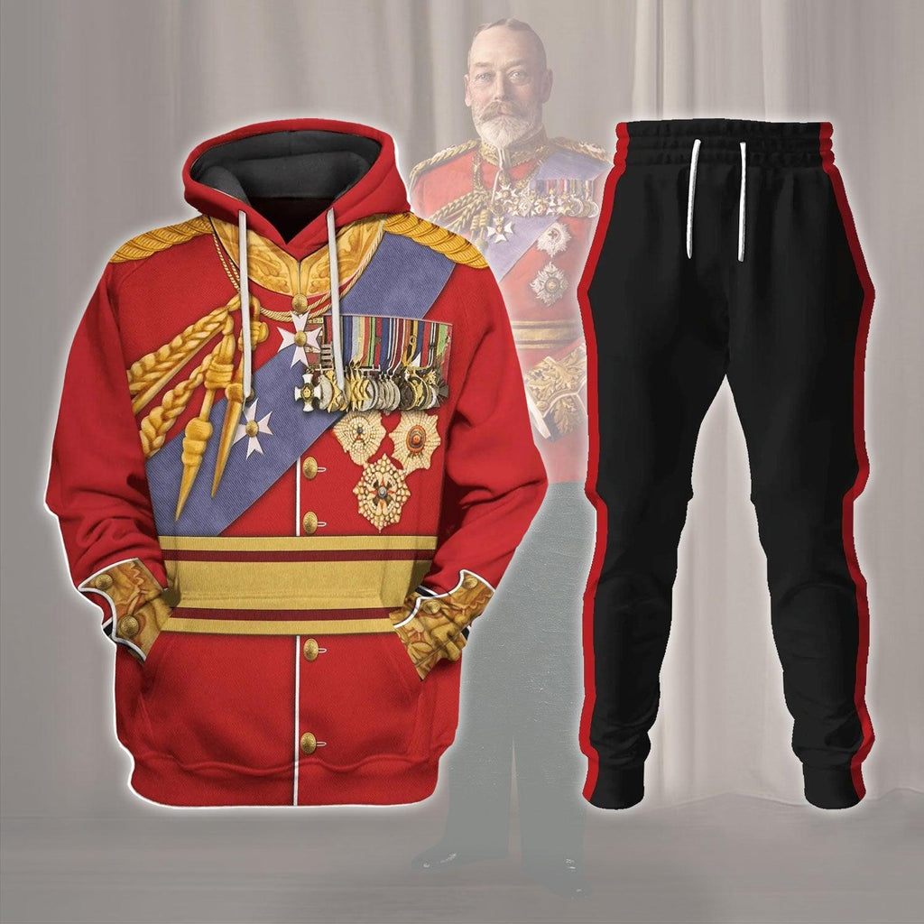  CustomsPig King George V King of the United Kingdom Costume Hoodie Sweatshirt T-Shirt Tracksuit -  CustomsPig.com