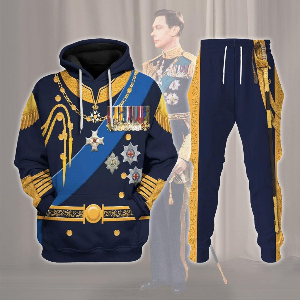  CustomsPig King George VI King of United Kingdom Costume Hoodie Sweatshirt T-Shirt Tracksuit -  CustomsPig.com