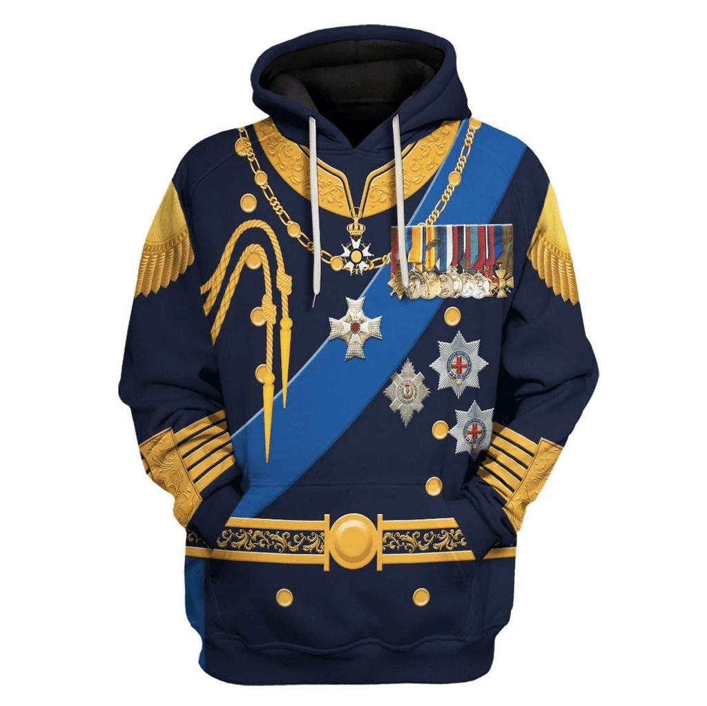  CustomsPig King George VI King of United Kingdom Costume Hoodie Sweatshirt T-Shirt Tracksuit -  CustomsPig.com