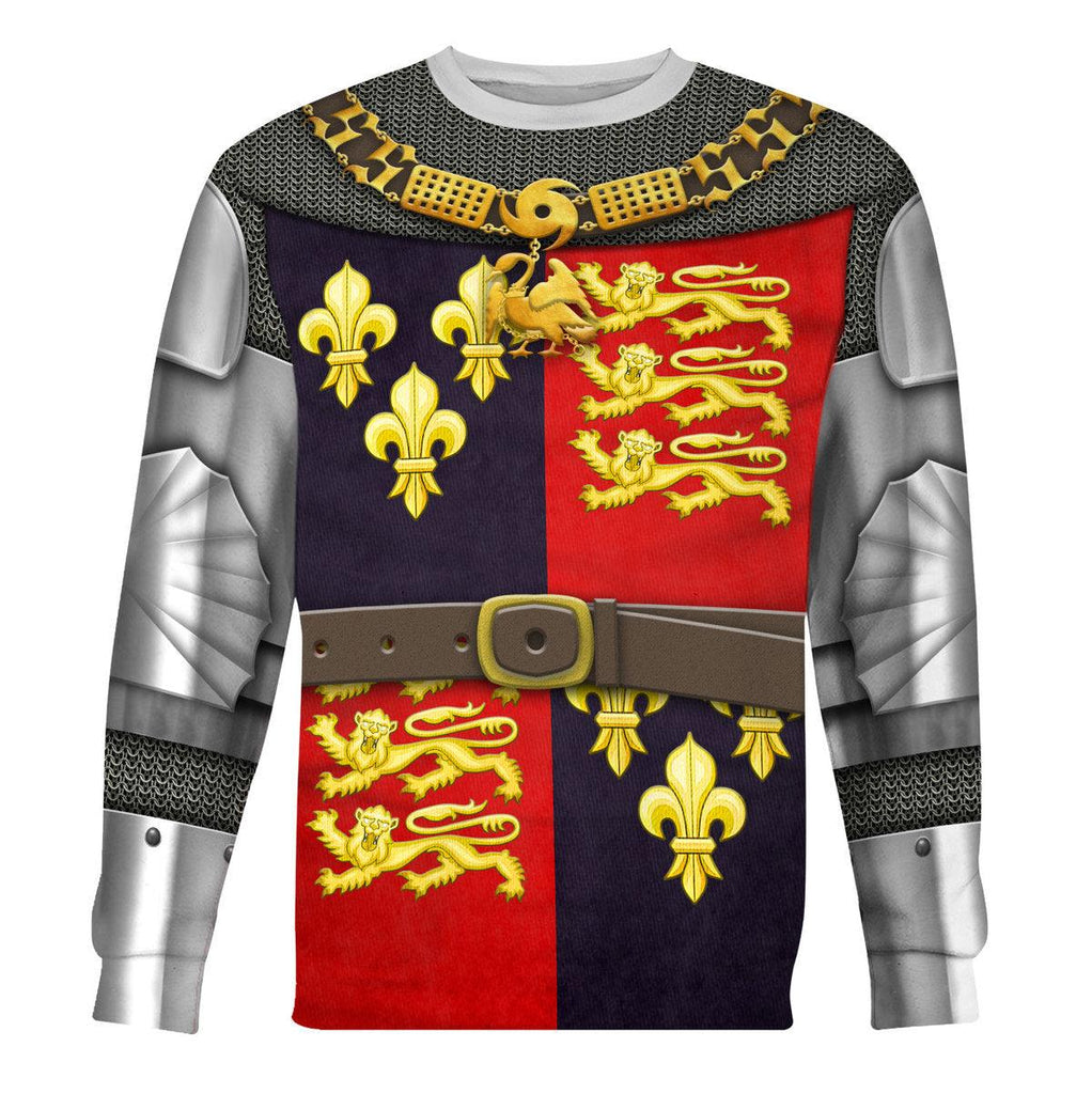 CustomsPig King Henry V-Battle of Agincourt Knights Costume Hoodie Sweatshirt T-Shirt Tracksuit - CustomsPig.com