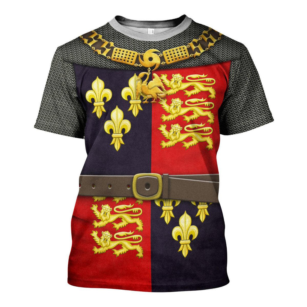 CustomsPig King Henry V-Battle of Agincourt Knights Costume Hoodie Sweatshirt T-Shirt Tracksuit - CustomsPig.com