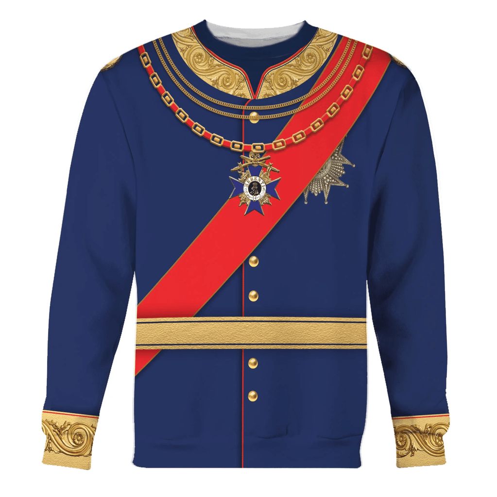  CustomsPig King Ludwig II of Bayern Ludwig II of Bavaria Costume Hoodie Sweatshirt T-Shirt Tracksuit -  CustomsPig.com