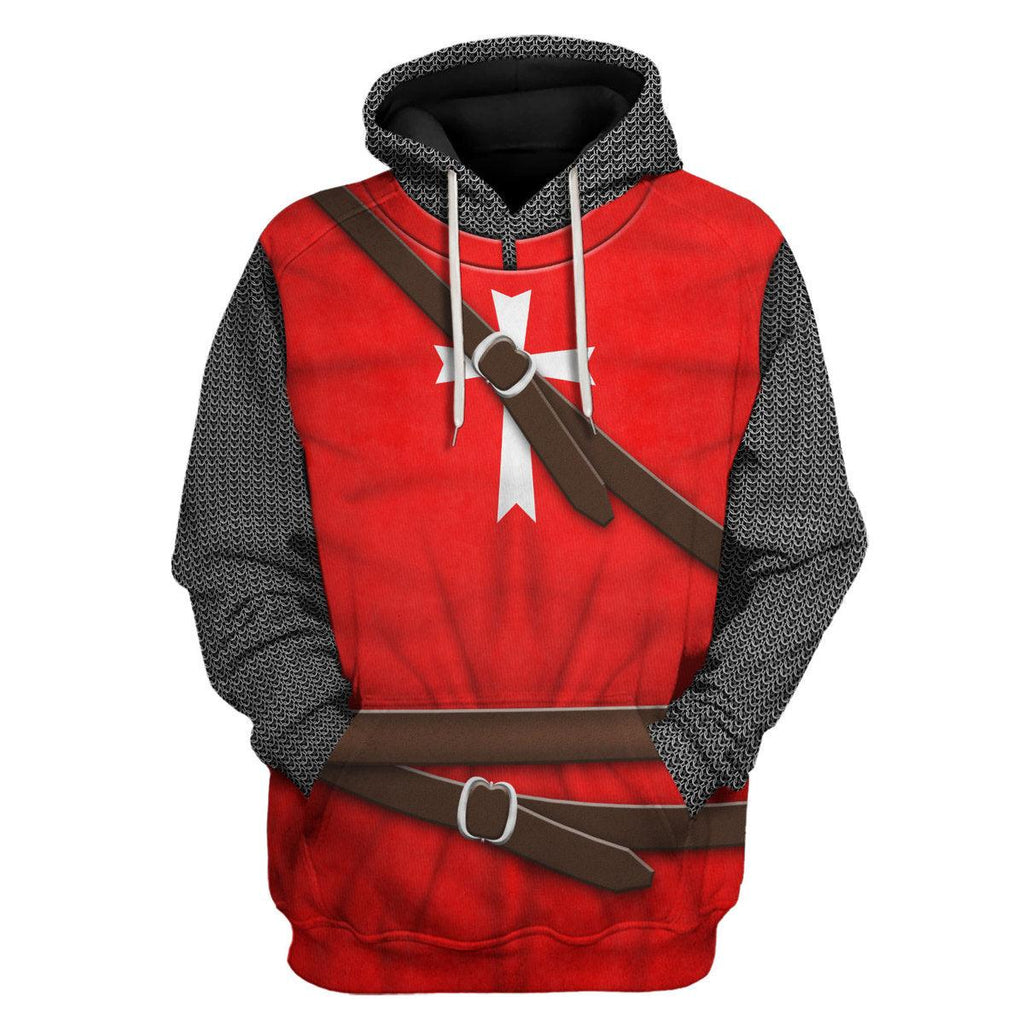 CustomsPig Knight Hospitaller of Saint John Costume Hoodie Sweatshirt T-Shirt Tracksuit - CustomsPig.com