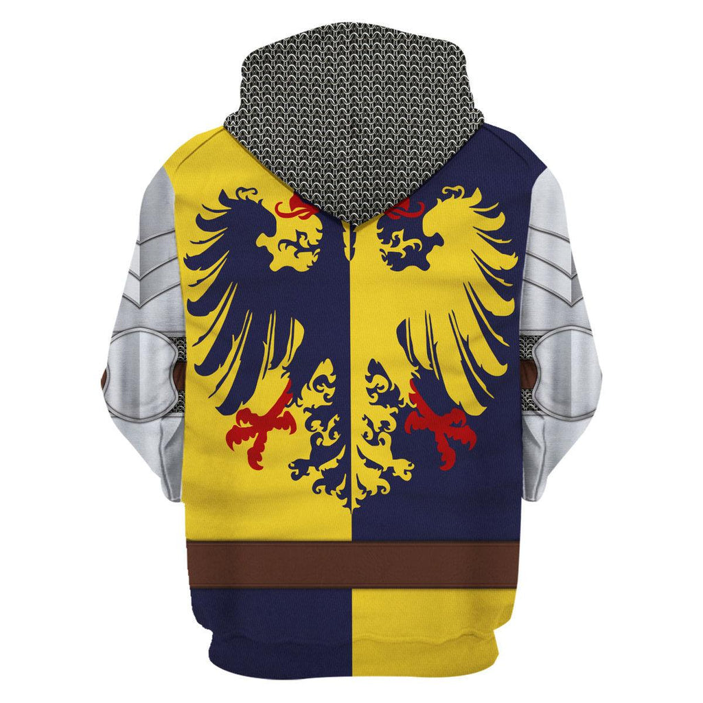 CustomsPig Knight of the Holy Roman Empire Costume Hoodie Sweatshirt T-Shirt Tracksuit - CustomsPig.com