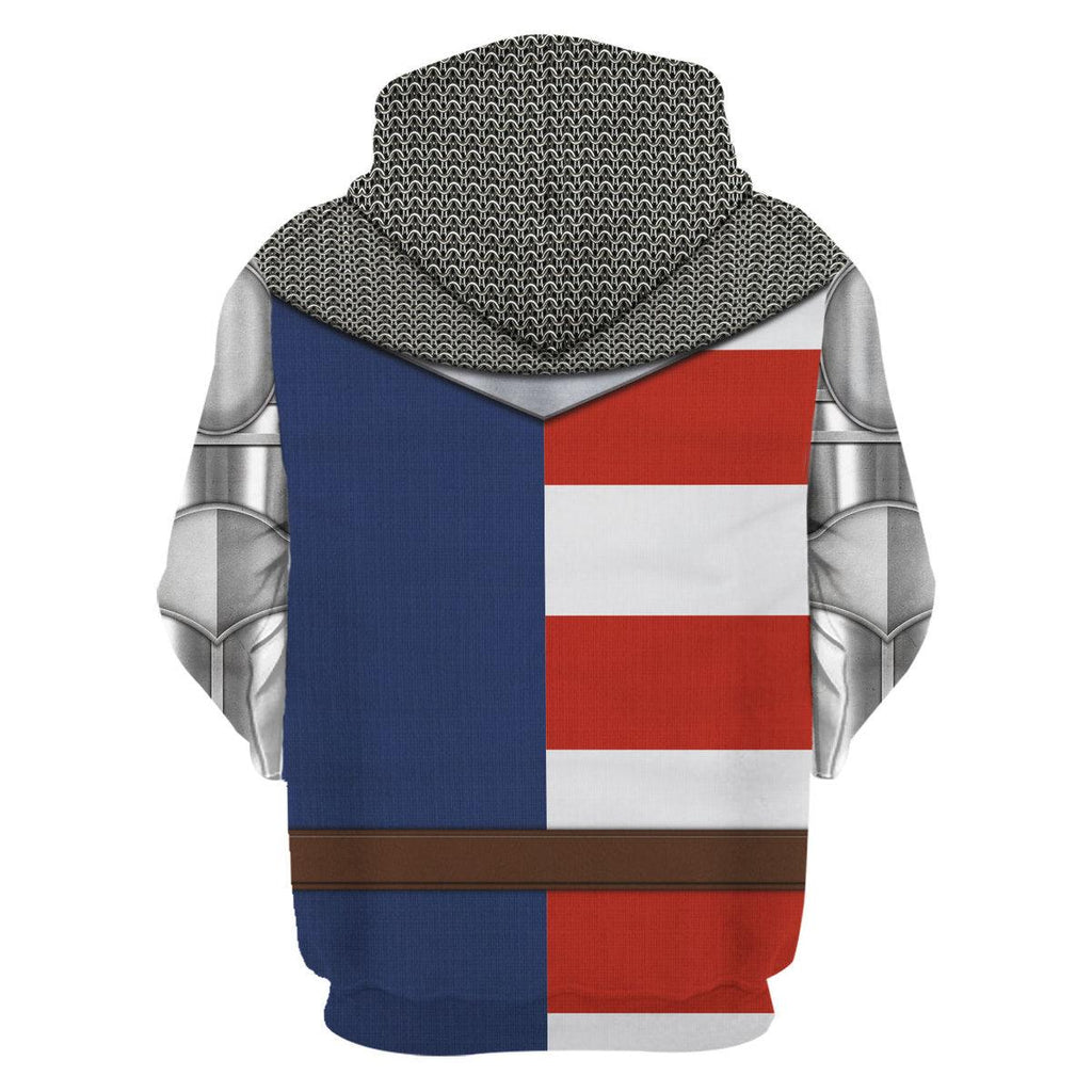 CustomsPig Knight Of U S A Costume Hoodie Sweatshirt T-Shirt Tracksuit - CustomsPig.com