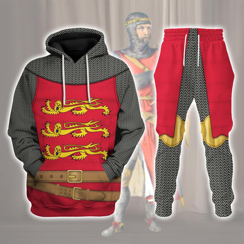 CustomsPig Knights Angevin Empire Costume Hoodie Sweatshirt T-Shirt Tracksuit - CustomsPig.com