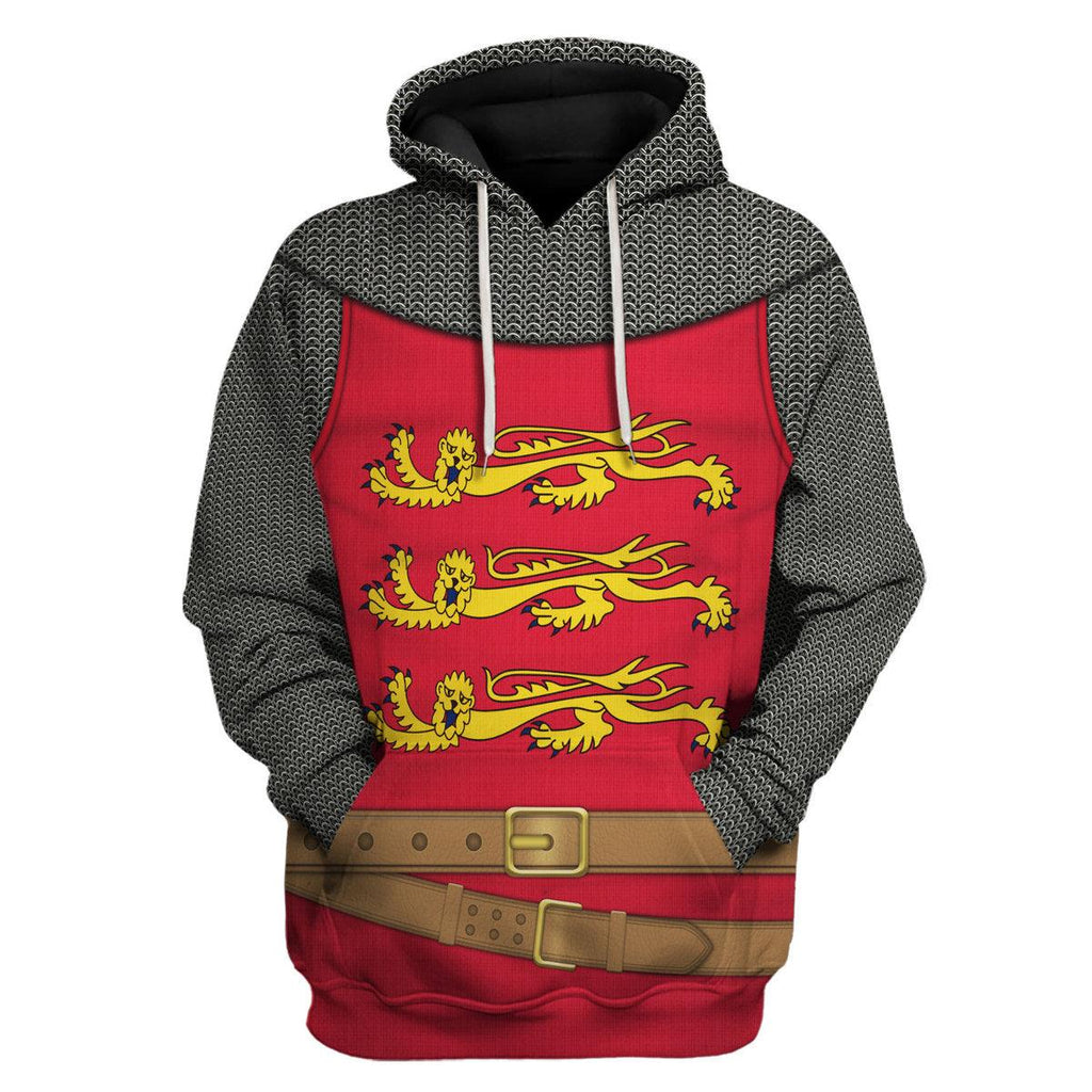 CustomsPig Knights Angevin Empire Costume Hoodie Sweatshirt T-Shirt Tracksuit - CustomsPig.com