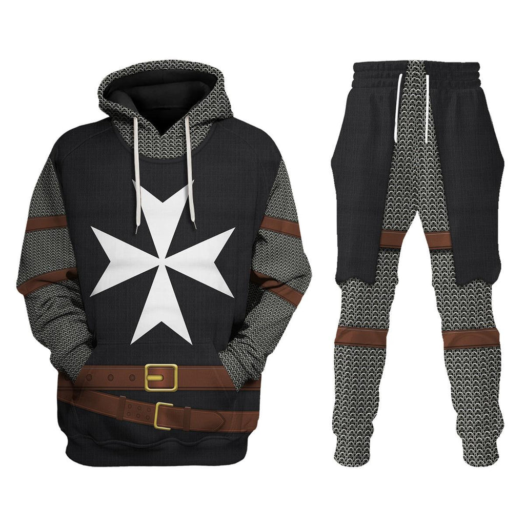 CustomsPig Knights Hospitaller Costume Hoodie Sweatshirt T-Shirt Tracksuit - CustomsPig.com