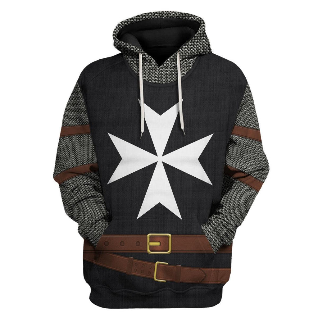 CustomsPig Knights Hospitaller Costume Hoodie Sweatshirt T-Shirt Tracksuit - CustomsPig.com