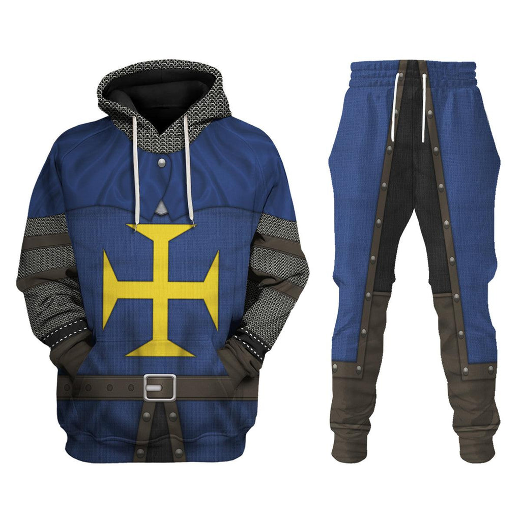 CustomsPig Knights of Holy Kingdoms of Edessa Costume Hoodie Sweatshirt T-Shirt Tracksuit - CustomsPig.com