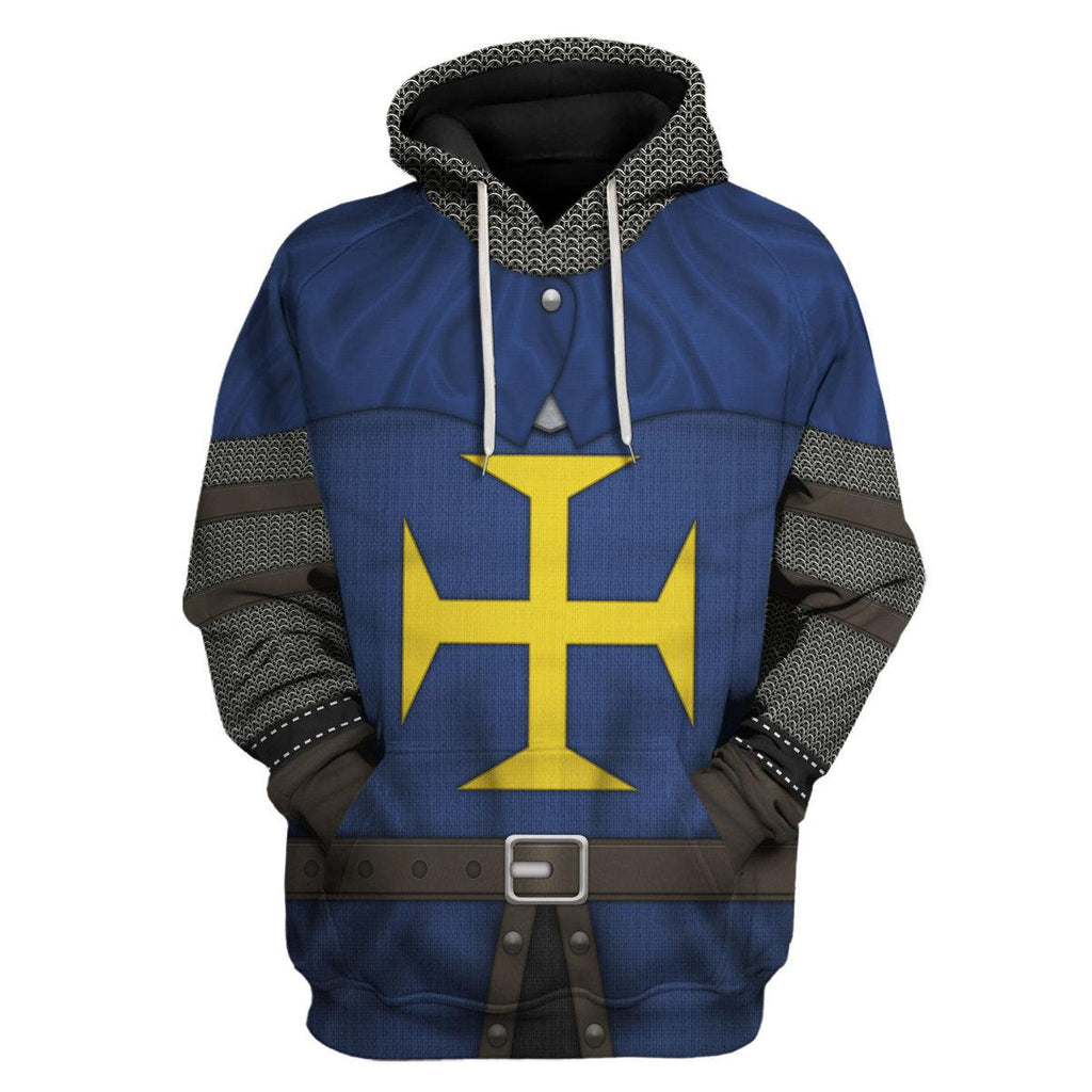 CustomsPig Knights of Holy Kingdoms of Edessa Costume Hoodie Sweatshirt T-Shirt Tracksuit - CustomsPig.com