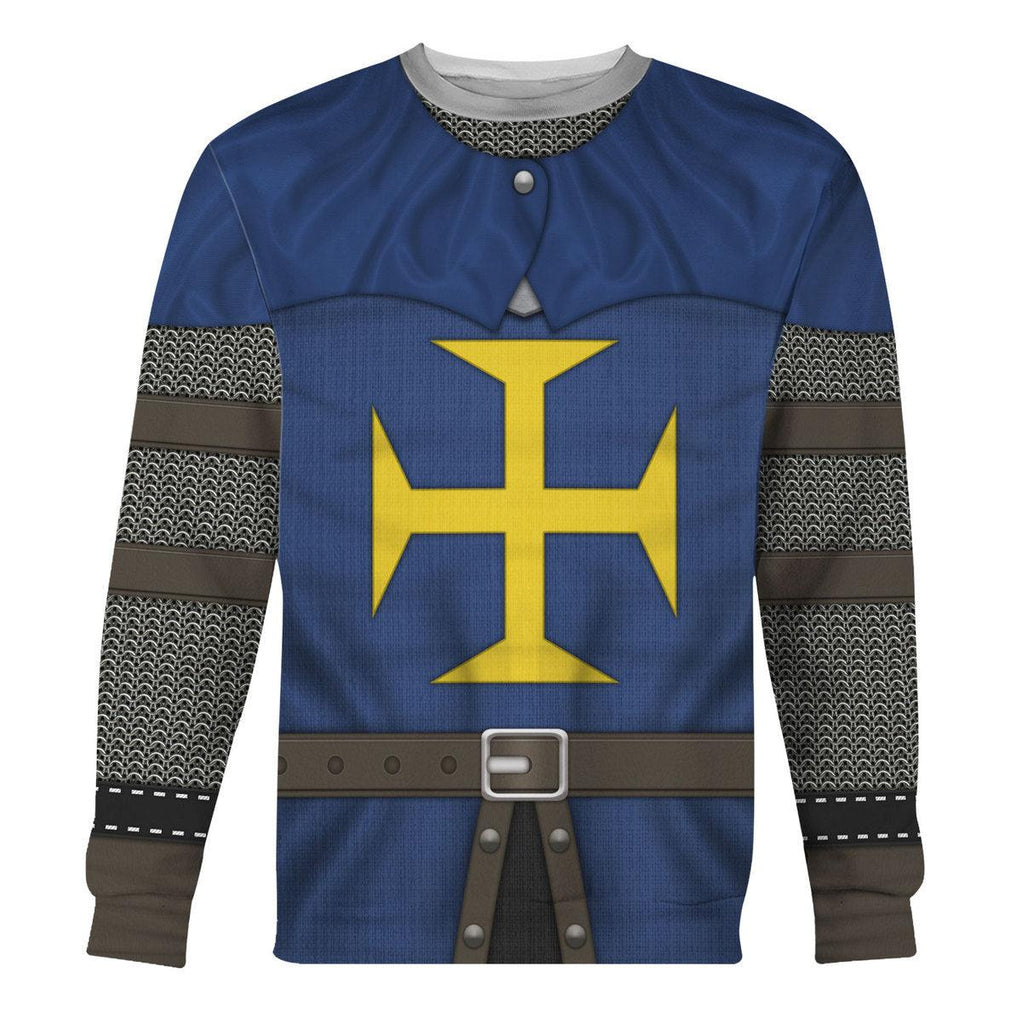 CustomsPig Knights of Holy Kingdoms of Edessa Costume Hoodie Sweatshirt T-Shirt Tracksuit - CustomsPig.com