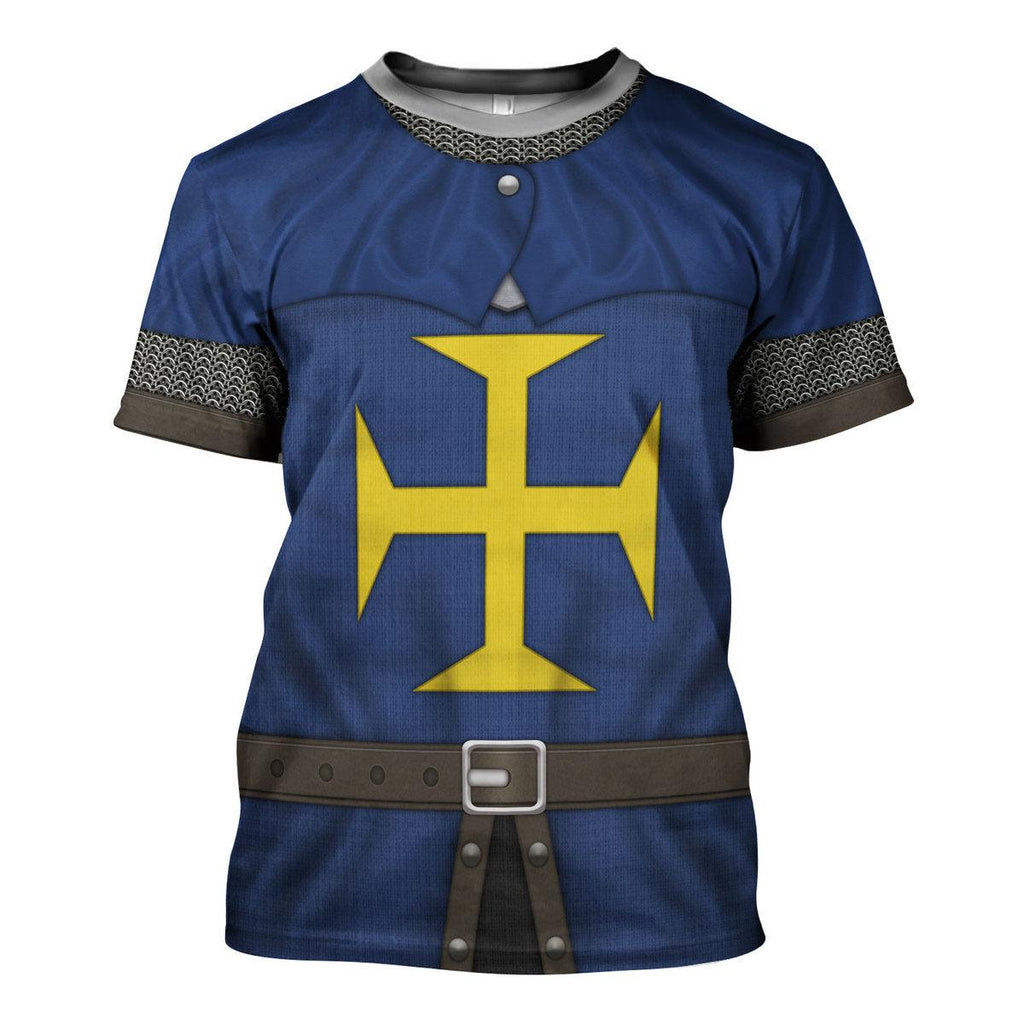 CustomsPig Knights of Holy Kingdoms of Edessa Costume Hoodie Sweatshirt T-Shirt Tracksuit - CustomsPig.com