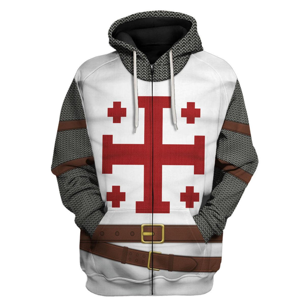 CustomsPig Knights of The Holy Sepulcher Costume Hoodie Sweatshirt T-Shirt Tracksuit - CustomsPig.com