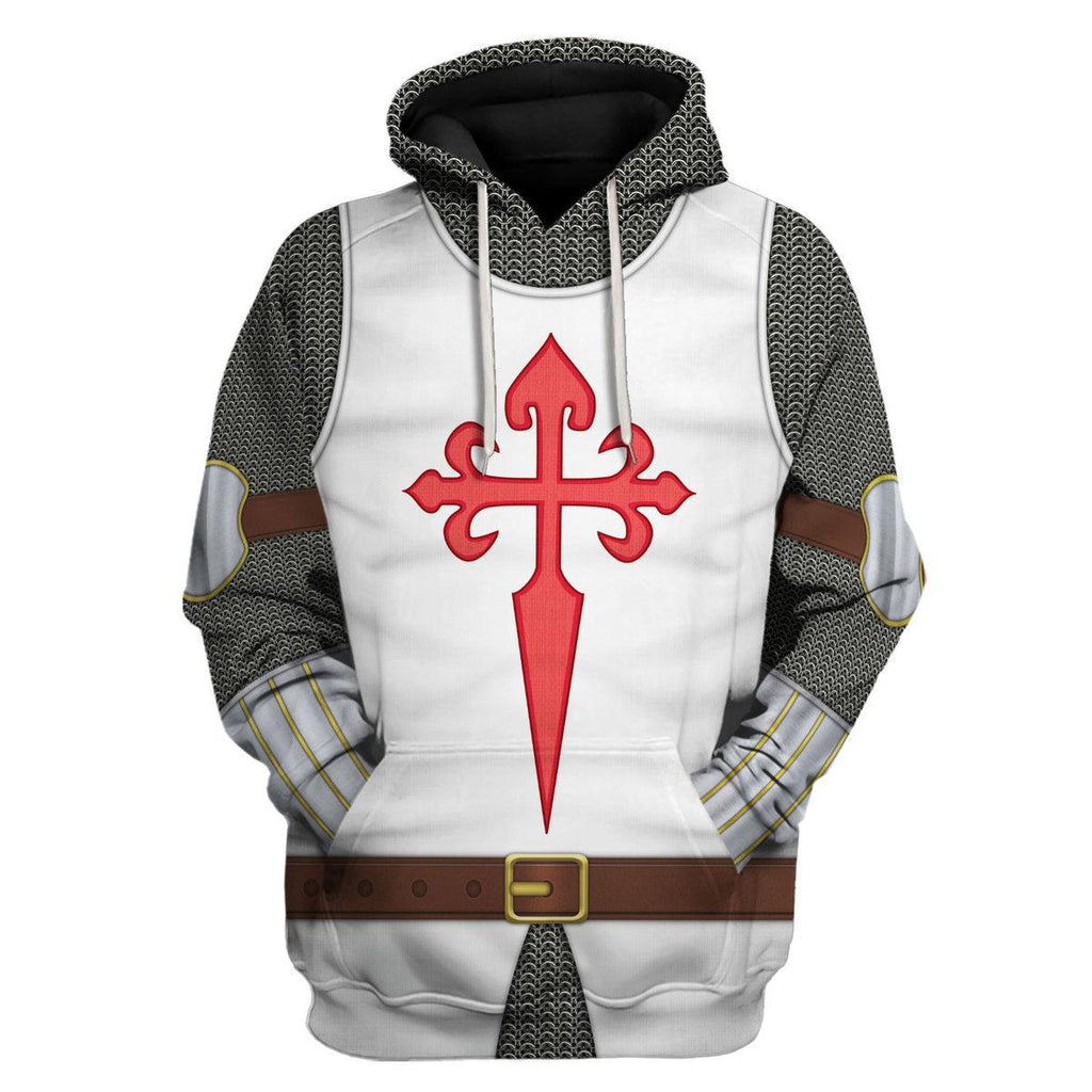 CustomsPig Knights Santiago Costume Hoodie Sweatshirt T-Shirt Tracksuit - CustomsPig.com