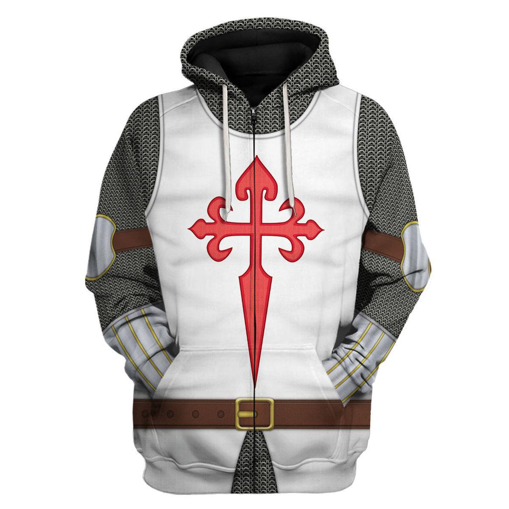 CustomsPig Knights Santiago Costume Hoodie Sweatshirt T-Shirt Tracksuit - CustomsPig.com