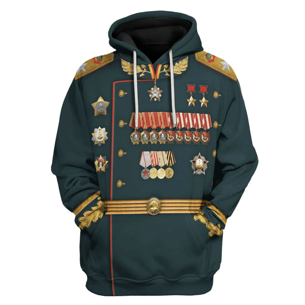  CustomsPig Konstantin Rokossovsky Red Army Commanders Costume Hoodie Sweatshirt T-Shirt Tracksuit -  CustomsPig.com