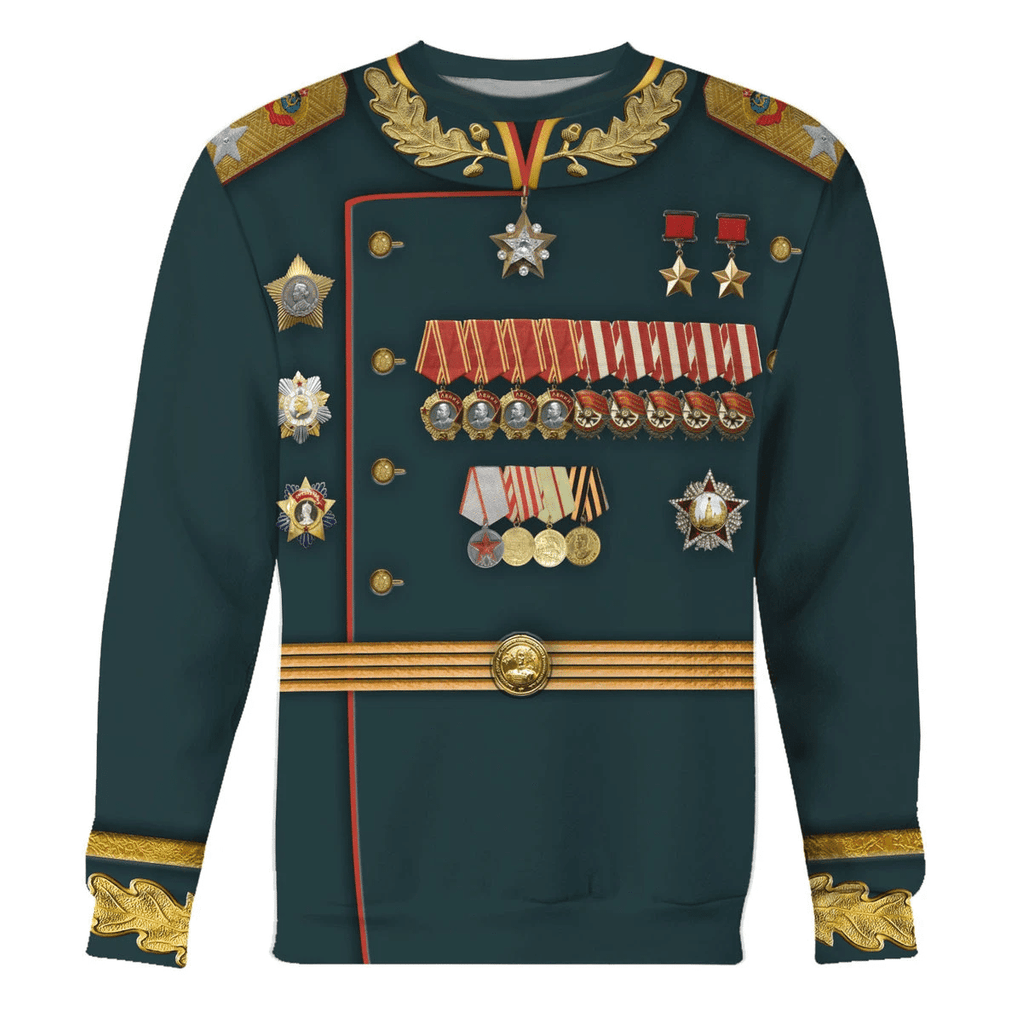  CustomsPig Konstantin Rokossovsky Red Army Commanders Costume Hoodie Sweatshirt T-Shirt Tracksuit -  CustomsPig.com