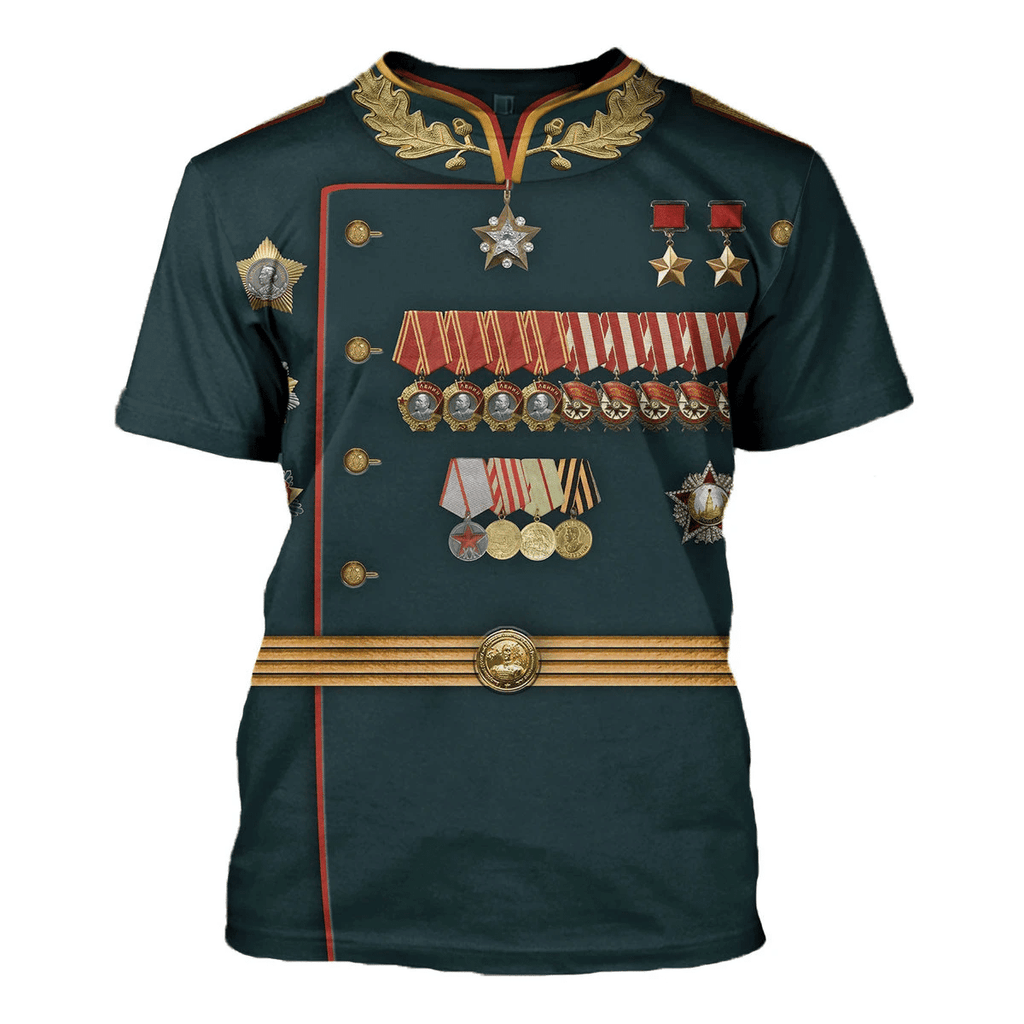  CustomsPig Konstantin Rokossovsky Red Army Commanders Costume Hoodie Sweatshirt T-Shirt Tracksuit -  CustomsPig.com