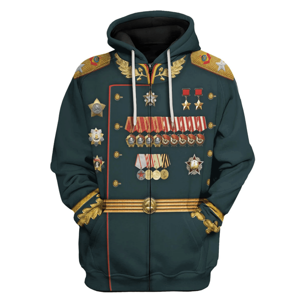  CustomsPig Konstantin Rokossovsky Red Army Commanders Costume Hoodie Sweatshirt T-Shirt Tracksuit -  CustomsPig.com