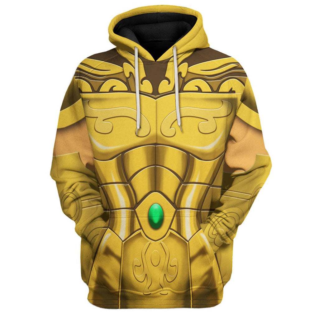 CustomsPig Leo Aiolia Saint Seiya Costume Hoodie Sweatshirt T-Shirt Tracksuit - DucG