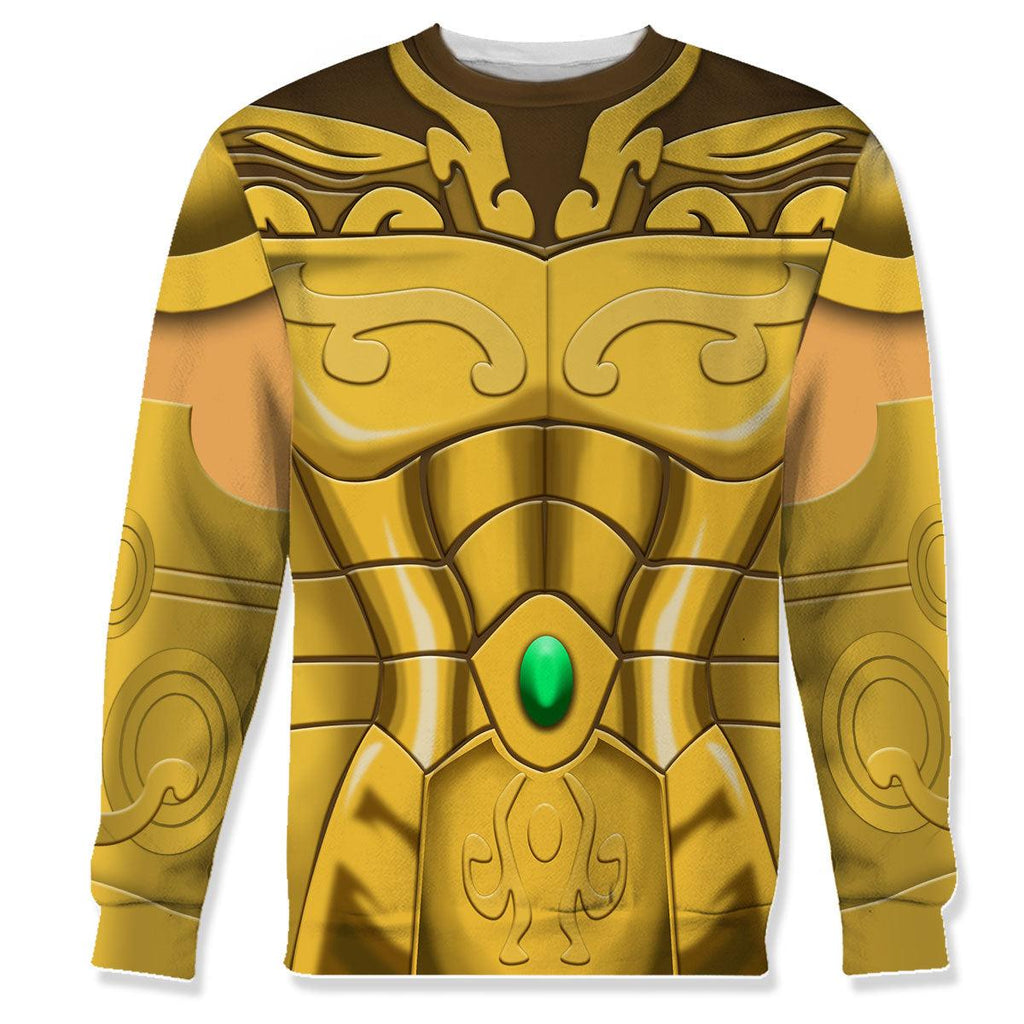 CustomsPig Leo Aiolia Saint Seiya Costume Hoodie Sweatshirt T-Shirt Tracksuit - DucG