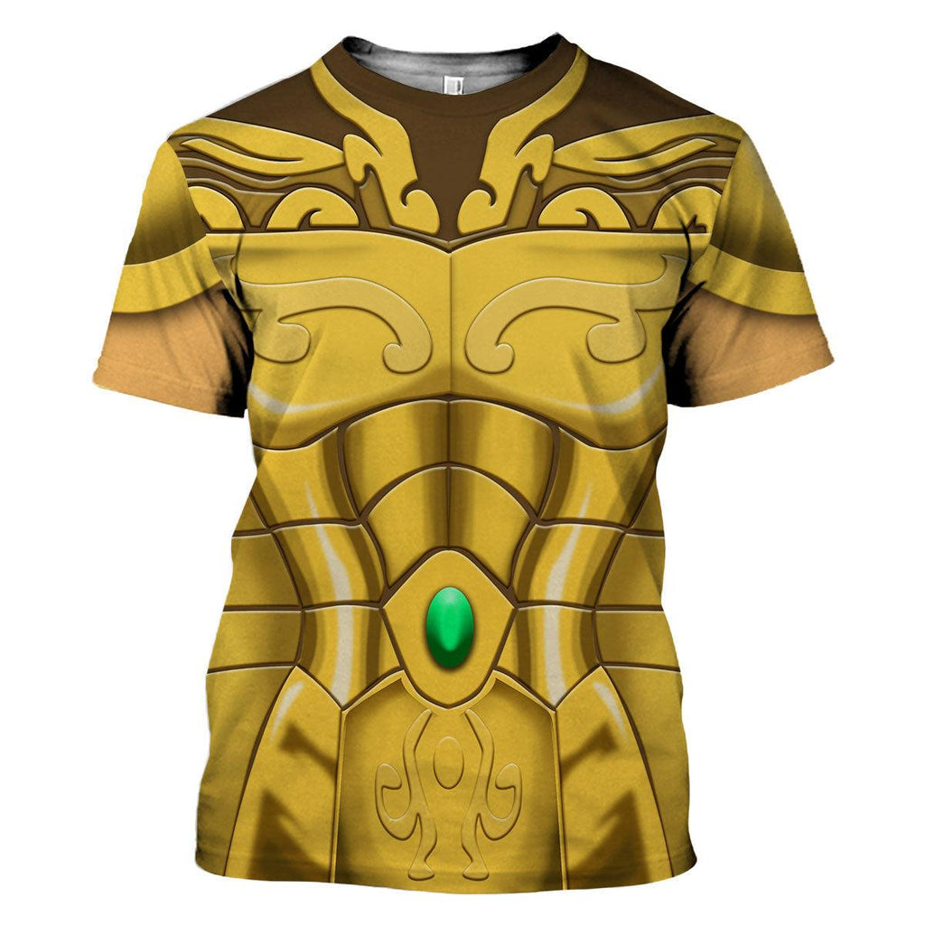 CustomsPig Leo Aiolia Saint Seiya Costume Hoodie Sweatshirt T-Shirt Tracksuit - DucG