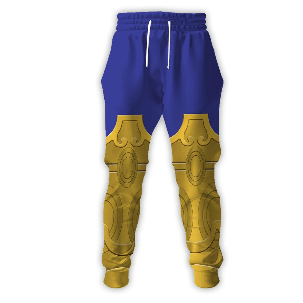 CustomsPig Leo Aiolia Saint Seiya Costume Hoodie Sweatshirt T-Shirt Tracksuit - DucG