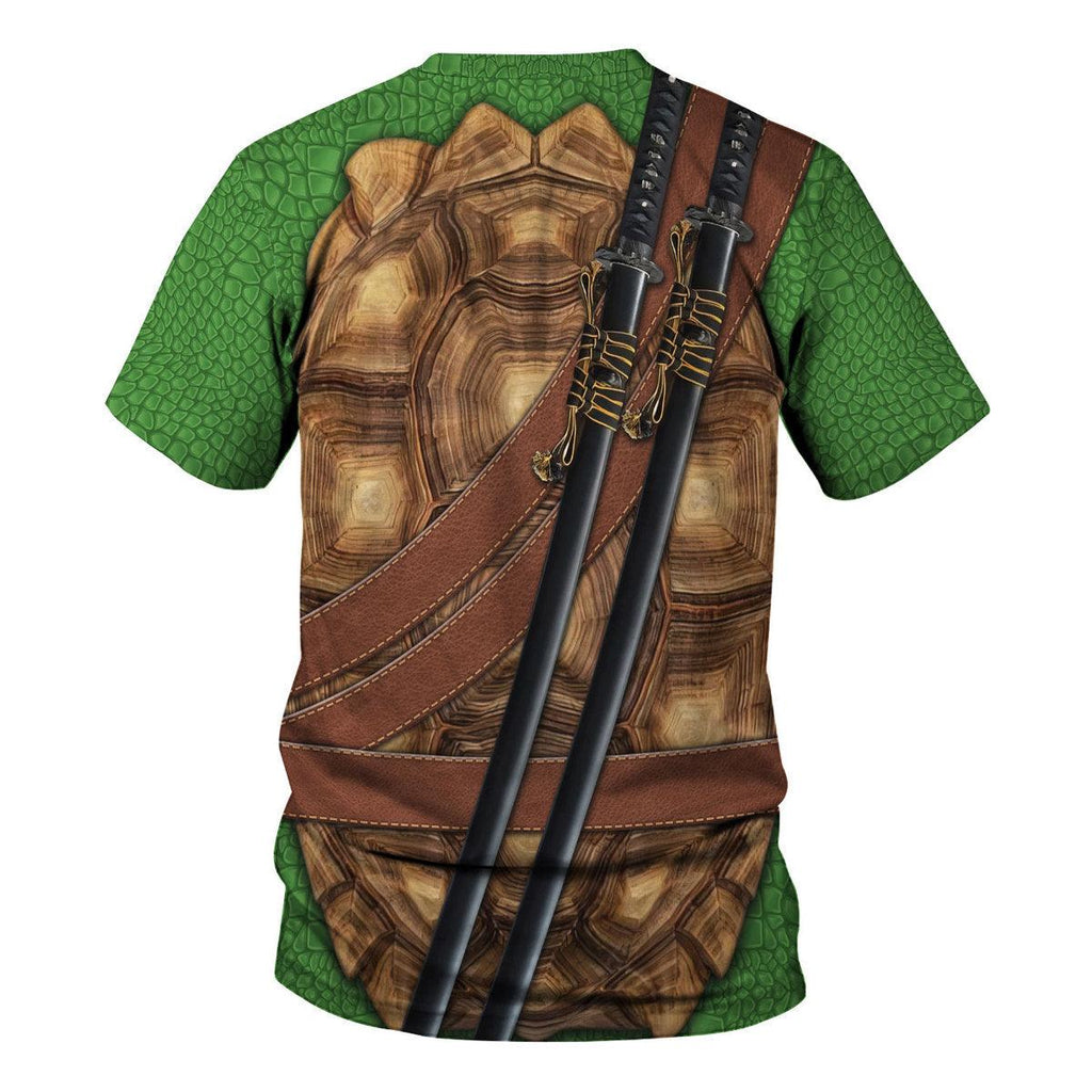 CustomsPig Leonardo Ninja Turtles Costume Hoodie Sweatshirt T-Shirt ZipHoodie Sweatpants - CustomsPig.com