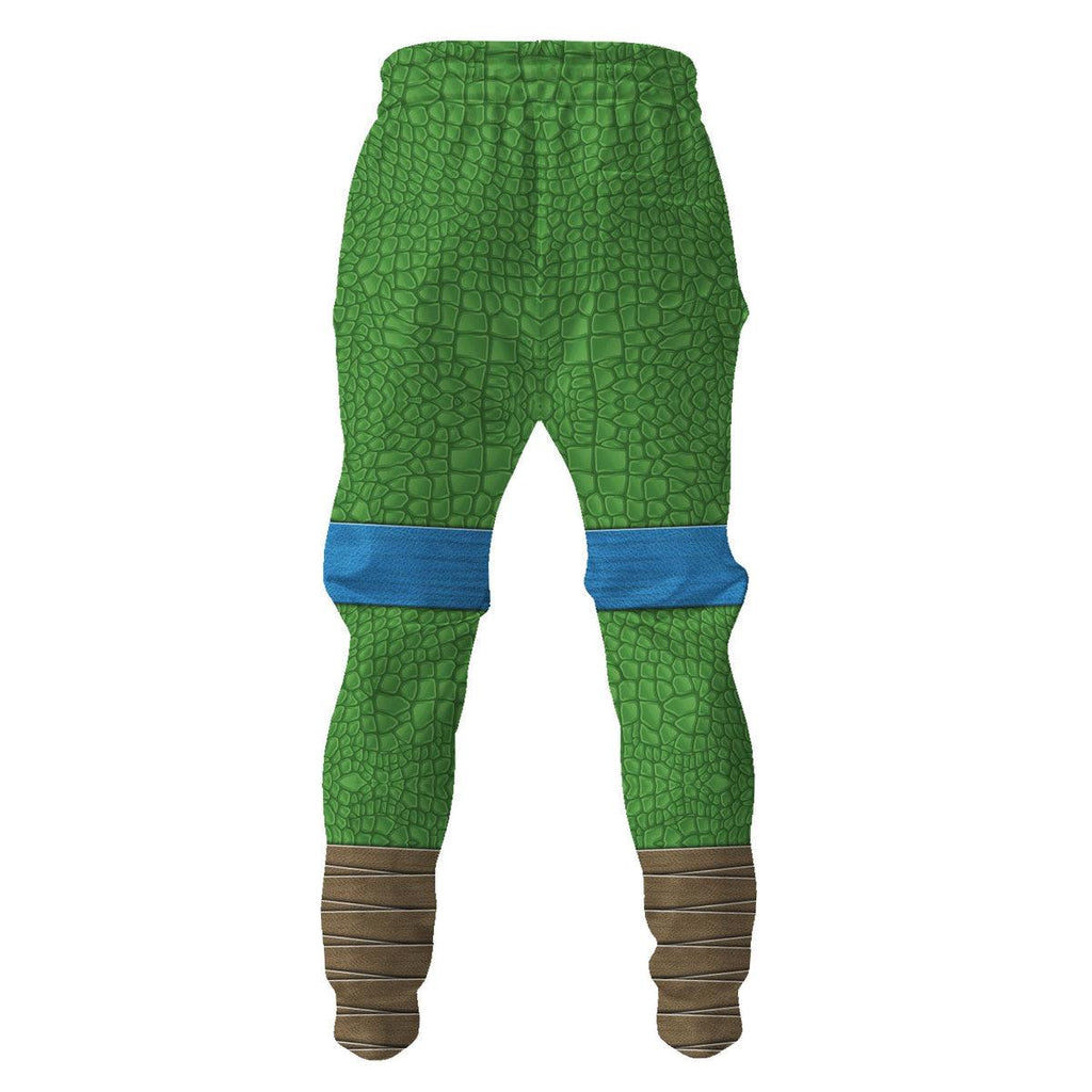 CustomsPig Leonardo Ninja Turtles Costume Hoodie Sweatshirt T-Shirt ZipHoodie Sweatpants - CustomsPig.com