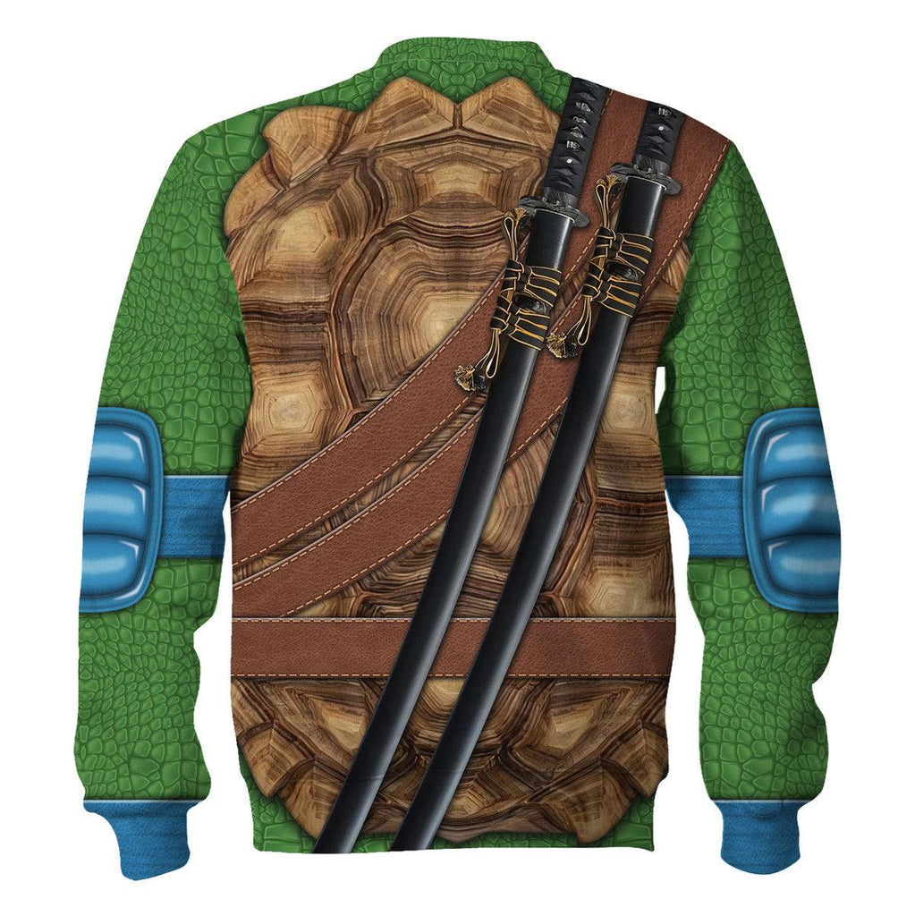 CustomsPig Leonardo Ninja Turtles Costume Hoodie Sweatshirt T-Shirt ZipHoodie Sweatpants - CustomsPig.com