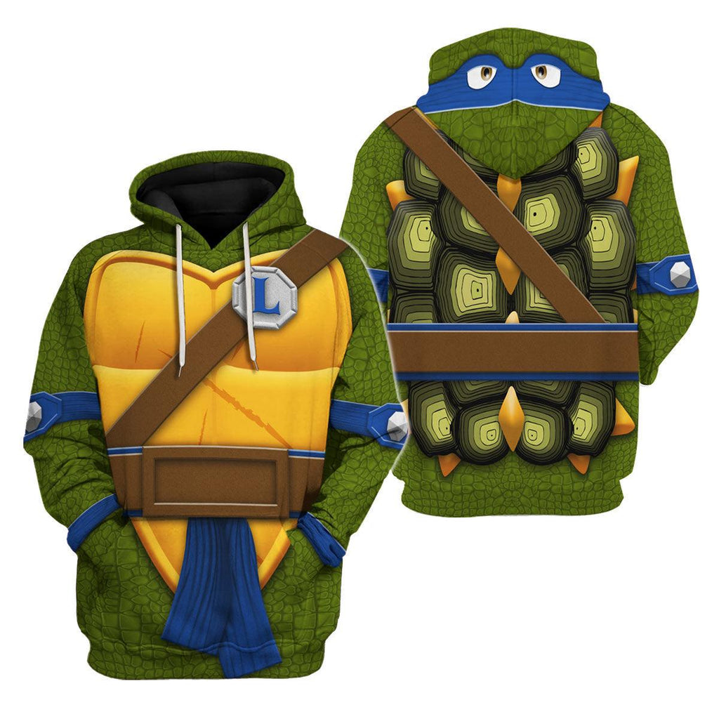 CustomsPig Leonardo TMNT Costume Hoodie Sweatshirt T-Shirt Sweatpants - CustomsPig.com