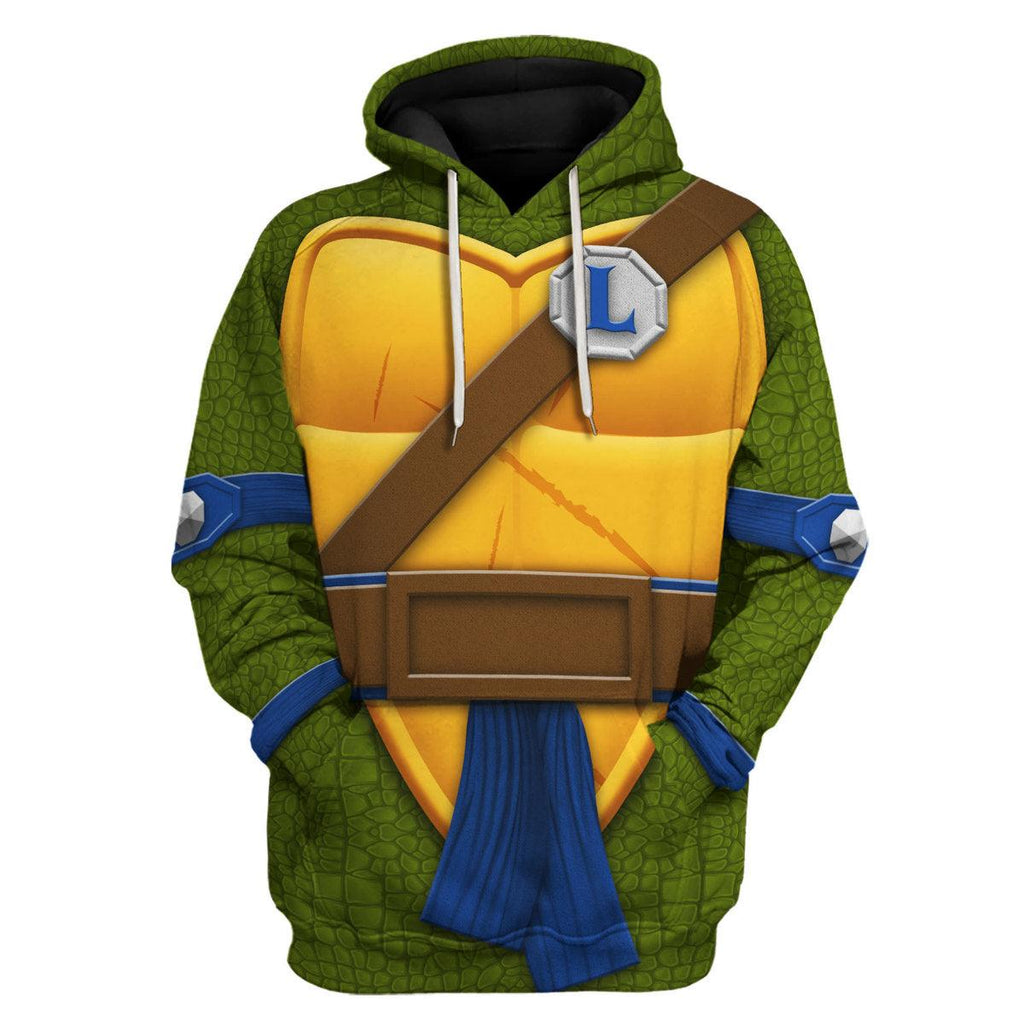 CustomsPig Leonardo TMNT Costume Hoodie Sweatshirt T-Shirt Sweatpants - CustomsPig.com