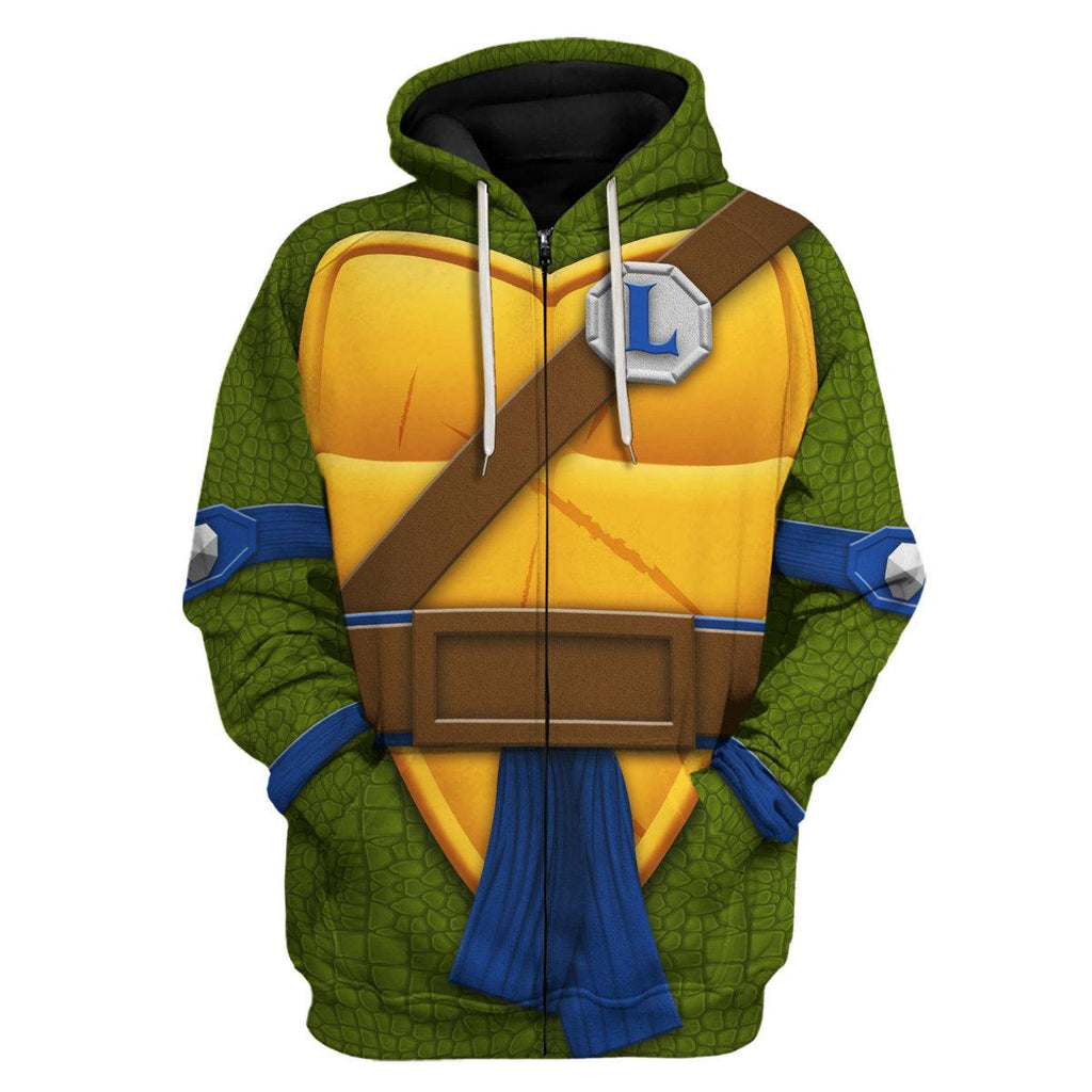 CustomsPig Leonardo TMNT Costume Hoodie Sweatshirt T-Shirt Sweatpants - CustomsPig.com