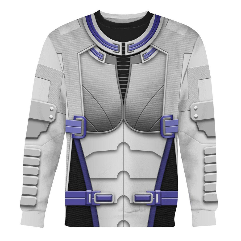 CustomsPig Liara T'Soni Hoodie Sweatshirt T-shirt Sweatpants Outfit Cosplay Costumes - CustomsPig.com