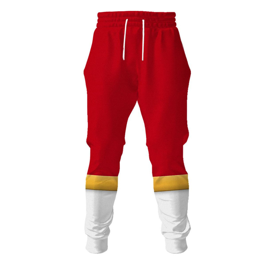 CustomsPig Lightspeed Red Ranger Hoodies Sweatshirt T-shirt Sweatpants Hawaiian Tracksuit - CustomsPig.com