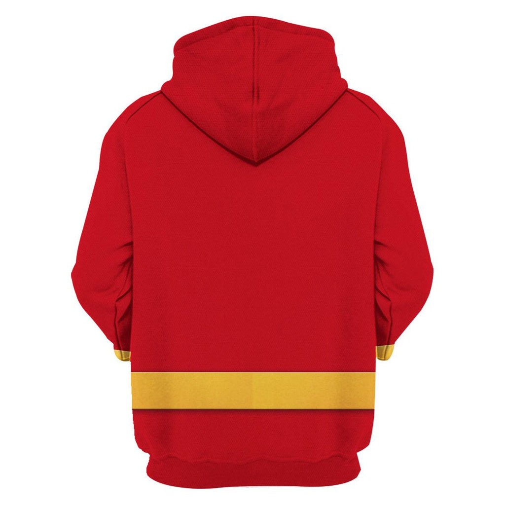 CustomsPig Lightspeed Red Ranger Hoodies Sweatshirt T-shirt Sweatpants Hawaiian Tracksuit - CustomsPig.com