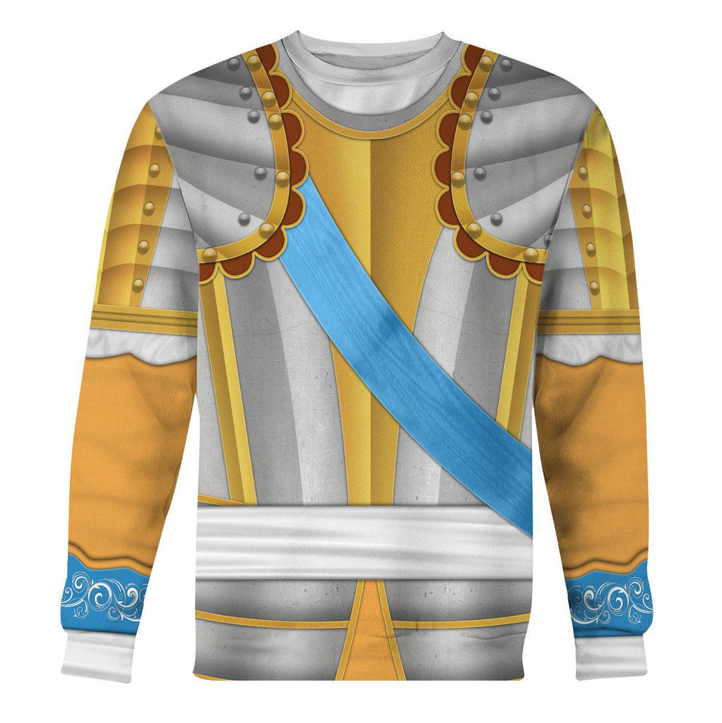 CustomsPig Louis XV of France and Navarre Costume All Over Print Hoodie Sweatshirt T-Shirt Tracksuit - CustomsPig.com