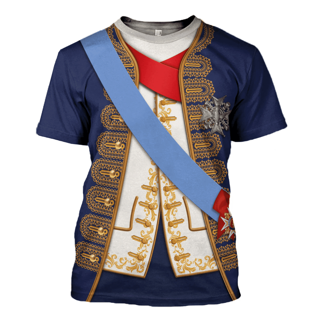  CustomsPig Louis XV of France Costume Hoodie Sweatshirt T-Shirt Tracksuit -  CustomsPig.com