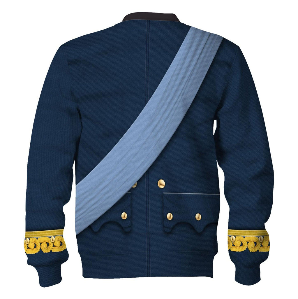 CustomsPig Louis XV of France In 1763 Uniform All Over Print Hoodie Sweatshirt T-Shirt Tracksuit - CustomsPig.com